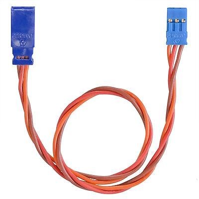 Twisted silicon servo extension Jr 0,5qmm 25cm